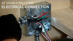 24" Double Wall Oven Electrical Connection