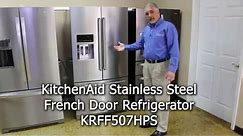 KitchenAid Stainless Steel French Door Refrigerator Model KRFF507HPS at Patterson's Appliances