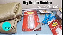 Easy DIY Room Divider | For under $20 Dollars (2)