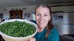 How to Freeze Green Beans~Blanching vs. NOT Blanching Comparison!