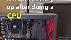 This Gaming PC Won’t Boot After a CPU Upgrade - Let’s Fix It #fyp #viral #pcrepair #pc #techtok #pcbuild #pcbuilding #gamingpc #amd