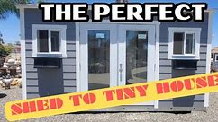 TUFF SHED TOURS: Affordable Shed to Tiny House