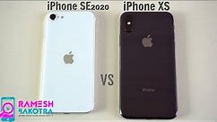 iPhone SE 2020 vs iPhone XS SpeedTest and Camera Comparison