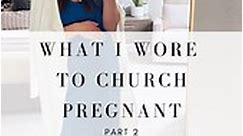 Pregnant but don’t want to invest too much in maternity clothes? I got you! I am pregnant with my baby # 6 and have some experience in figuring out how to style the bump with clothes I can wear post pregnancy as well! This is part 2 of many where I share my favorite bump friendly finds that you can wear no matter what season of motherhood you are in 💙 #pregnancystyle #maternitystyle #churchoutfit #pregnancyoutfit #maternityfashion | Chrissy Horton