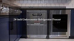 Product Features: 24-inch Undercounter Convertible Refrigerator/Freezer Drawers