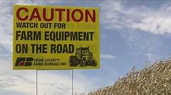 Expert: Slow down, be cautious of farm equipment