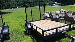 2021 Newly redesigned Next Gen Carry on 5x8 Utility trailer from Tractor Supply & Lowes.