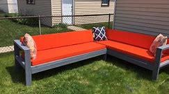 DIY Outdoor Sectional|Budget friendly| $300|