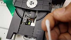 How to clean a laser of a CD player
