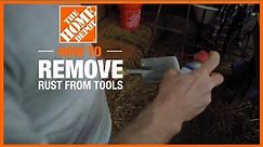 How to Remove Rust from Tools | The Home Depot