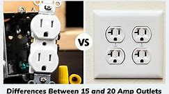 15 Amp vs 20 Amp Outlet: Is There a Difference?