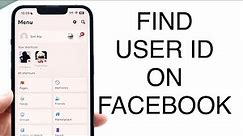 How To Find FaceBook Username & User ID! (2023)