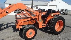 1986 KUBOTA L2550 with Loader, 4wd, For Sale by Mast Tractor Sales