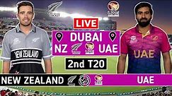 UAE vs NZ 2nd T20 Live Scores | United Arab Emirates vs New Zealand 2nd T20 Live Scores & Commentary