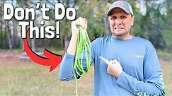 SECRET To NEVER Having Tangled Extension Cords Again! Wrap Them Like The Pros!