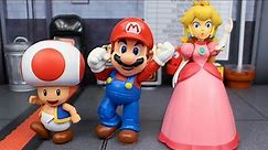 Jakks Pacific Mario, Princess Peach, And Toad 3 Pack Figure Review!