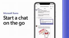 Start a chat on the go