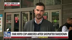 Former NYPD officer arrested after taking down alleged shoplifter