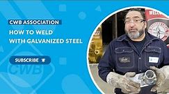 How to weld with Galvanized Steel