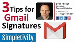 3 Ways to Make an Amazing Signature in Gmail (Email Tips)
