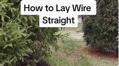 How to lay wire straight for a robotic lawn mower: use a string or rope as a guide. This technique works for buried wire as well as surface-staked wire. You might think you can eyeball it, but you can't. Many have tried and failed. Professional installers should never try to eyeball it, except if you like to be embarrassed and/or deal with customer complaints. 😉 #robotmower #robotmowers #robotlawnmower #roboticlawnmower #roboticlawncare #roboticlawnmowers #ambrogiorobot #automower | Robot Lawn 
