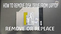 how to remove DVD drive from laptop hp pavilion g6 | Replace Optical Drive | remove disk drive