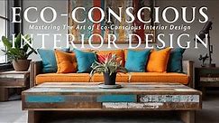 Mastering The Art of Eco-Conscious Interior Design: Sustainable Home Decor Ideas