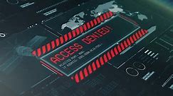 Access Denied Warning Message On Screen Stock Footage Video (100% Royalty-free) 33710770 | Shutterstock