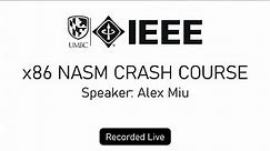 x86 NASM Assembly Crash Course