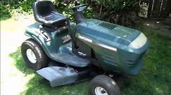 How To FIX a COMMON PROBLEM on a CRAFTSMAN Riding Lawnmower - Front WHEEL Alignment problems