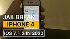 How to Jailbreak iPhone 4 in 2022 | IOS 7.1.2