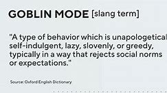 Oxford English Dictionary reveals its 2022 word of the year: "Goblin mode"