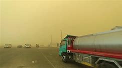 Egypt Dust Storm Slows Travel In Cairo