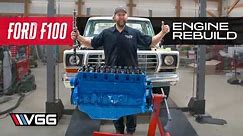 ABANDONED To Restored! Rebuilding a Ford F100| Part 3 - HOTROD EFI 300 Straight 6 Budget Build!
