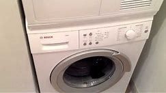 BOSH AXXIS Washer Machine Insane Brutal Spinning Sounds Like A Jet Plane