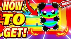 How To Get The *RAINBOW PANDA* In Roblox Find The Pandas!