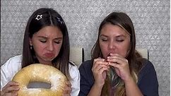 Choose your bagel challenge 😂 How many small bagels are there? 😳 #shorts Best video by Hmelkofm