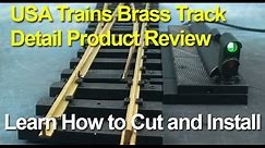 Garden Trains: USA Trains Track and Switches Product Close-up