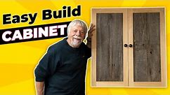 Easy Build Cabinet with Stunning Barn Wood Doors