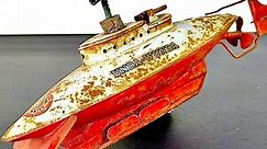 1951's Tin Toy Submarine Restoration