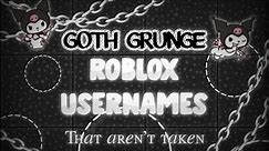 ♥︎ 7 goth-grunge roblox usernames ♥︎