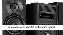 Sharp XL BH250 Sharp 5 Disc Micro Shelf Executive Speaker System with Bluetooth, USB Port for MP3 Pl