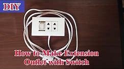 DIY...Extension Cord with Outlet || Paano Gumawa ngvExtension Cord na may Outlet || RAFFYBOY