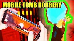 Robbing the TOMB on MOBILE?! | Roblox Jailbreak