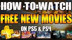 How to Watch FREE Movies on PS5 & PS4 2023 PS+ November