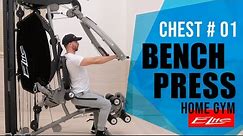 How to do the Bench Press For Middle Chest Growth at Home∣Pectoralis Major∣BODYCRAFT∣ELITE