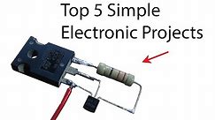 Top 5 Simple Electronic Projects using PC power supply