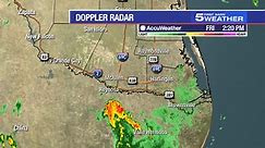 KRGV Weather - A fast moving shower is moving north and...