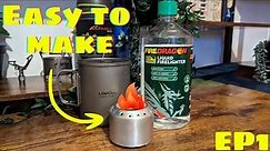 DIY Alcohol Stove / Heater Series - EP1 The Penny Stove