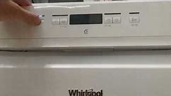 Whirlpool Dishwasher WRFC 3C26 Diagnostic